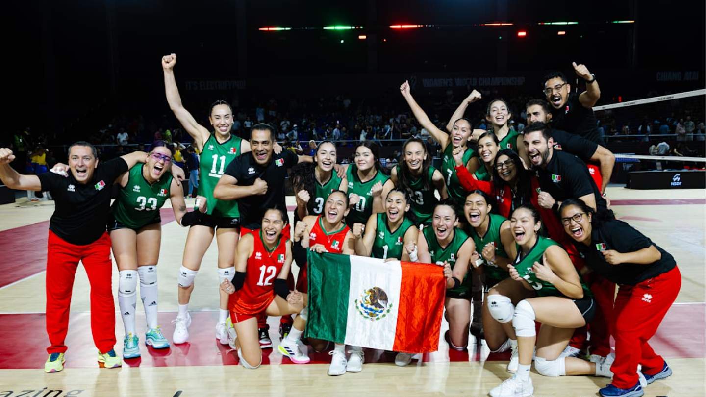 MÉXICO SE DESPIDE CON TRIUNFO ANTE COLOMBIA EN MUNDIAL DE VOLIBOL FEMENIL 